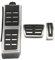 GOPC Auto-Pedalabdeckung,kompatibel mit Audi A4 A4L B8 S4 RS4 2008-2017, Pedal Pads Set Zubehör,A-1