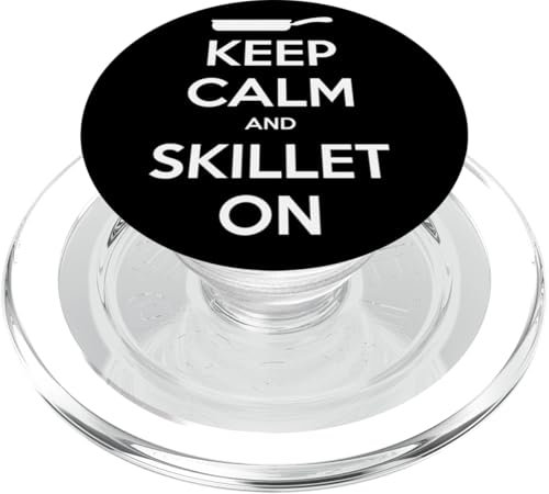 Bleib ruhig und die Pfanne an PopSockets PopGrip für MagSafe