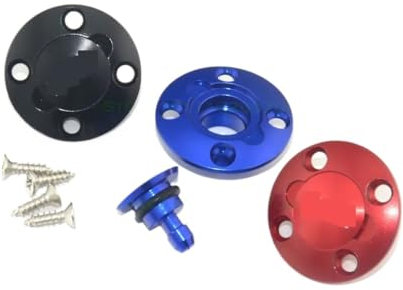 hGiesXgyN DIY Fuel Dot For Gas Nitro Planes RC Aircraft Smoking System Filler Port RC Boats(Bleu)