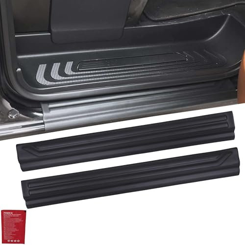 INLY 2 TLG Einstiegsleisten Türschweller ABS Schwarz kompatibel mit Vito Tourer 3 W447 (ab 2014)