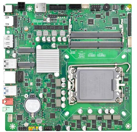 Fozriybefy Scheda Madre H610 DC A02 ITX LGA-1700 UDIMM DDR4 Memory 64G SATA3.0 Integrata Supporta CPU di 12-13a Generazione