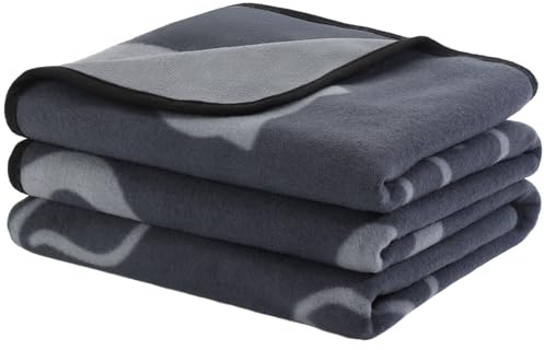 IDOGCHEW Hundedecke Wasserdicht 100x75 cm, Geeignet für Katzen & Kleine bis Mittelgroße Hunde, Hundedecke waschbar aus Sherpa Fleece, Flauschig und Weich Maschinenwaschbar - Grau