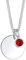 Elli Halskette Damen Geburtsstein Januar mit Kristalle in 925 Sterling Silber