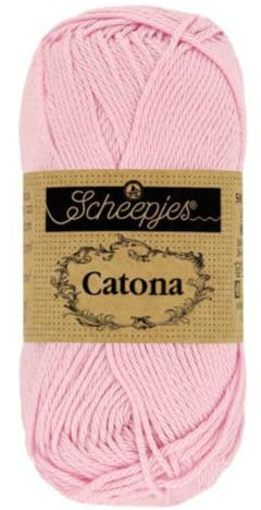 Scheepjes - Scheepjes Catona 246 ICY Pink Yarn - 1x50g