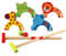 Wondertoys Wooden Animals Croquet Set Golf Toys Age 3+ with 2 Balls Early Educational Game Gift for Children