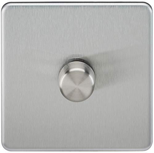 Knightsbridge SF2181BC 1G Dimmer, Brushed Chrome, 5.0 cm*87.5 cm*87.5 cm
