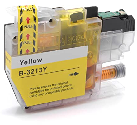 vhbw Tintenpatrone Gelb kompatibel mit Brother DCP-J572DW, DCP-J770, DCP-J772DW, DCP-J774DW, MFC-J490, MFC-J491DW, MFC-J497DW Drucker (kompatibel, 7ml + Chip)