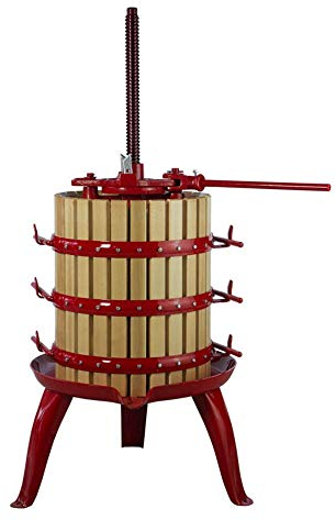 Raketenpresse mit 2 Geschwindigkeitsstufen für Weinwein aus Holz Made in Italy