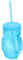 Eindhoven Coloured Glass Drinking Jar With Lid And Straw Toucan Novelty Reusable Mason Cocktails Wine Beer Party Kids Smoothie Juice Drinks Jar, 430ml (Toucan)