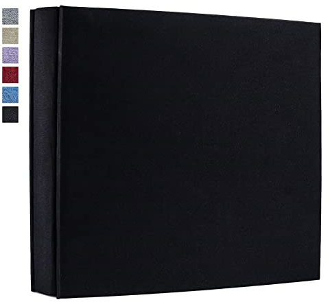 Vienrose Einsteck-Fotoalbum 10x15 Fotobuch mit 600 Schwarze Seiten Groß Kapazität Fotoalben für Valentinstag Hochzeit Weihnachten Geburtstag