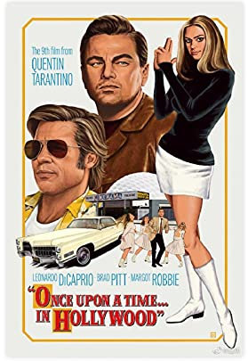 Filmposter Once Upon A Time in Hollywood, 50 x 75 cm, ohne Rahmen: