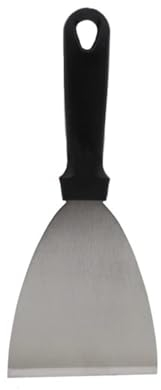 NOBILE LOVELYCARE Spatola Triangolare Pizza 12cm x 10cm tagliapasta Professionale Lama in Acciaio Inox Manico ergonomico in Polipropilene Raschietto Cioccolato Pasticceria