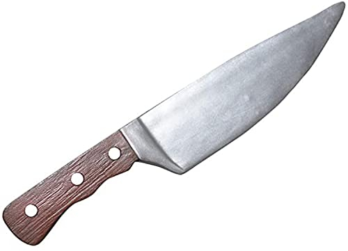 PARTYGEARS Halloween Foam Weapon Fake Butcher Knife Toy Brown 32CM Age 14+