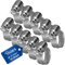 VIOKS Schlauchschellen Edelstahl SET 10x 10-16mmØ Schellen Edelstahl/Schlauchschellen Waschmaschine Abfluss Adapter/Rohrschellen Schlauch Klemmen/Schlauchschellеn Klein/Schlаuch Schellensatz