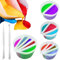 4 Stück geteilte Becher zum Ausgießen von Farben + 2 Stück Rührstab, Silikonfarbe Pour Cup Resin mit 2-5 Kanälen Trennwänden Ausgießen Malwerkzeuge für DIY-Herstellung Zubehör Flüssigkeit Kunst