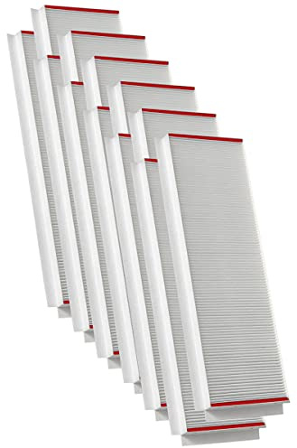 Tops Filter Für Zehnder ComfoAir Q350 / 450/550 | 12x Pollenfilter F7 | Zehnder Filter ComfoAir Q350 | Ersetzt Original Zehnder Filter 400502013 | KWL Lüftungsanlage | 12x F7 Filter 160x500x23 mm