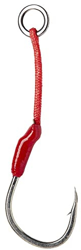 Savage Gear Single Bloody Assist Hook J Größe 1/0 bis 4/0 4 Stück Beifängerhaken (2/0)