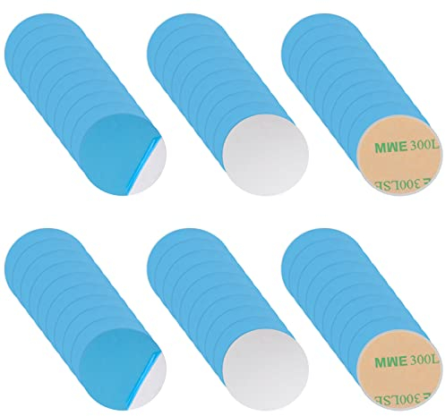 Tikplus - Placas de metal autoadhesivas, 60 unidades, placas de metal para imanes, placa de metal para teléfono móvil, para tableta, color plateado