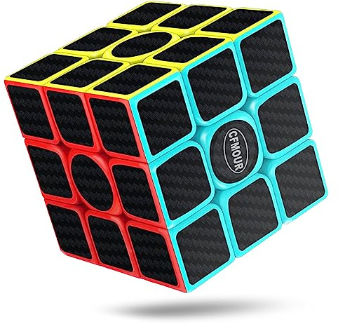 CFMOUR Original Speed Cube 3x3x3, Fast Magic Cube for Kids, Smooth Carbon Fiber Cubes, Puzzle Toys
