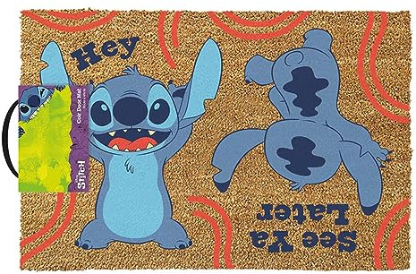 Fußmatte Kokos - Türmatte Kokos - Disney - Lilo & Stitch - Hey/See