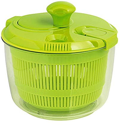 Séchoir Grande Essoreuse à Salade 5L, Séchoir Rapide à Laitue Facile à Nettoyer, Laveuse à Salade Sécheuse pour Légumes et Fruits, Gratuite, Essoreuse à Fruits Rotation de Cuisine
