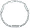 Tony Fein Monte Carlo Armband 6mm 925er Silber Massiv Poliert Diamantiert für Damen und Herren Made in Italy