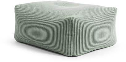 Sitting Point Sitzsack Shara ROLL Cord in Salbei