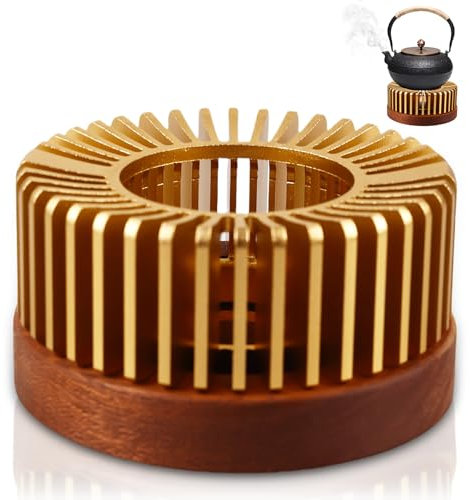 Teekannenwärmer Stövchen, Teelicht Kerzenhalter Basis für Kaffee, Tee, Milch, Duftöl Lampe, Heizwärmer Steht Sicher und Macht EIN Angenehmes Zusätzliches Licht Geschenk für Zuhause und Büro