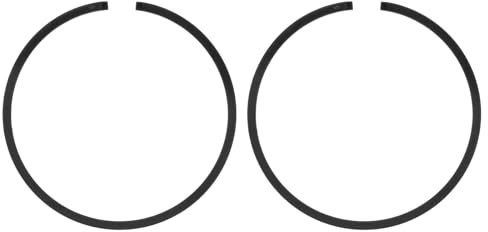 M METERXITY 2-Pz Fasce Elastiche per Pistone da 43mm x 1.2mm Fasce Elastiche Standard per Motoseghe Elettriche, Parti di Ricambio [Nero]