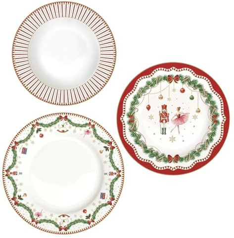 Easy Life Suppenteller Magie DE Noel Weihnachtszauber D. 21.5cm Porzellan