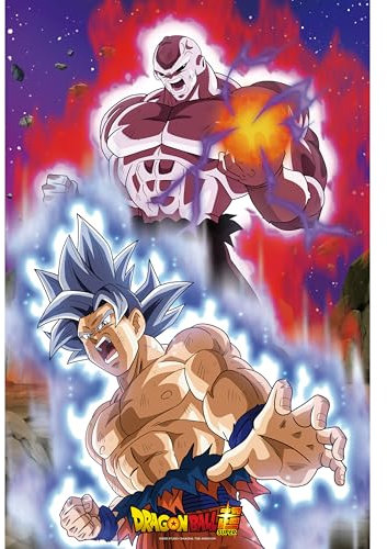 GB eye Dragon Ball Goku vs Jiren Maxi-Poster, 61 x 91,5 cm, gerollt, Kunstposter, Wandposter, Poster und Drucke, Dragon Ball Goku Merchandise