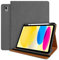 World biz Lederhülle für iPad der 10. Generation, 27,7 cm (10,9 Zoll) Modell 2022, Premium-Leder-Business-Hülle mit Tasche und Stifthalter, automatischer Schlaf-/Wachmodell, iPad 10. Generation 27,7