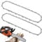 MospdyGear 2Pcs 14 35cm Chainsaw Chain, 3/8 Low Profile Pitch .050 (1.3mm) Gauge 52 Drive Links, Replacement for Husqvarna 135 136 141 235 235E 236