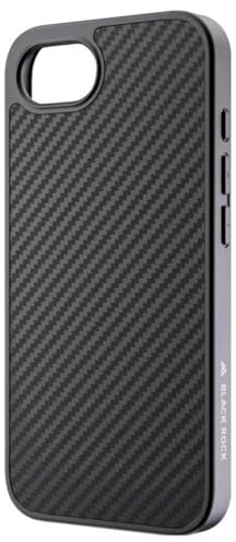 Black Rock Handyhülle „Robust Carbon“ für iPhone 16e (stoßdämpfend, Schutz vor Sturzschäden, Antirutsch Struktur, Kratzschutz, Cover, Backcover, Handycase) schwarz
