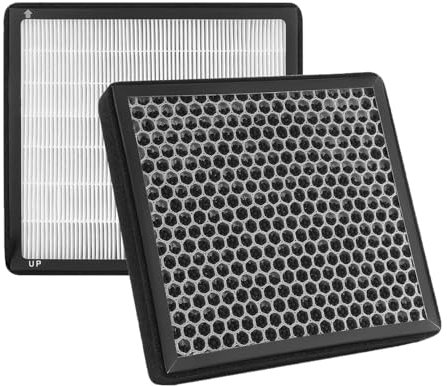 LiuROSE Filtro Abitacolo Carboni Attivi per Tiguan 2018-2023 CF3363C CF11643,Filtro dell'Aria Condizionata Griglia Condizionata Filtro Aria Abitacolo