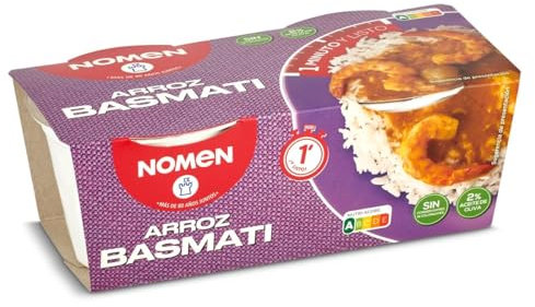 Arroz basmati Nomen vaso 2 x 125 g