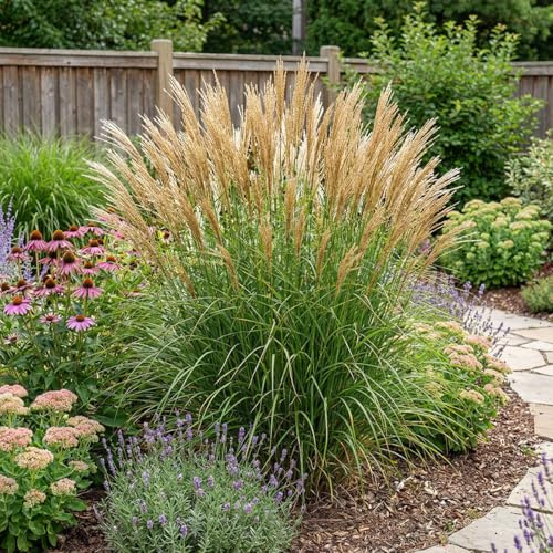 Bloomique - 6er - Set - Miscanthus sinensis - Ziergras - Winterhart - Mehrjährig - Höhe 10-20 cm - 9 - cm - Topf