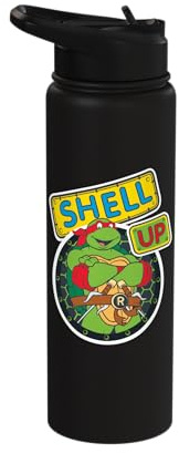 Official Teenage Mutant Ninja Turtles Stainless Steel Insulated Water Bottle
