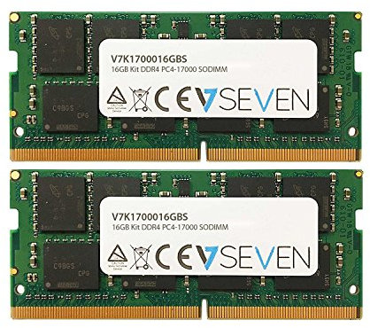 V7 V7K1700016GBS V7 16GB DDR4 PC4_17000 _ 2133MHZ SO DIMM Notebook Memory Module _ V7K1700016GBS