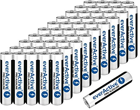 Batterien Micro AAA LR03 Alkaline Vorratspack 50 Stück everactive Markenqualität