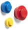 LEGO Ensemble de crochets Muraux, Yellow, Bleu, Red, Small, Medium and Large