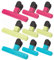 9 Pieces Large Chip Bag Clips Food Clips Heavy Duty Air Tight Seal Grip Assorted Colors 2 Size