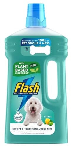Flash For Pet Lovers Liquid Cleans Messes & Odours 1L