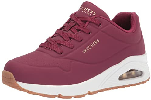 Skechers Uno, Zapatillas Mujer, Burgundy, 38 EU