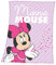 Herding Disney Minnie Mouse Flanell Flauschdecke, Kuscheldecke, 130x160cm