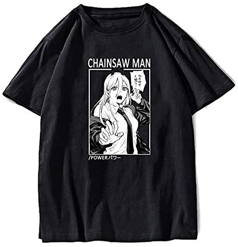 acsefire Chainsaw Man Power Hoodie Power T-Shirts Chainsaw Man Power Sweatshirt Hoodie Casual Streetwear Pullover for Men Women Teens