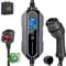 Portable Type 2 Charging Cable UK 3 pin,Adjustable Current 6/8/10/13 A, 8M Timing Delay funtion,IP65 Max Waterproof level, EV Home Ev Charger Type 2