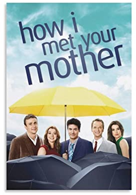 TSALF Leinwandposter Kein Rahmen Jason Segel Josh Radnor Neil Patrick Harris Cobie Smulders Alyson Hannigan, modernes Familienschlafzimmerdekor-Poster 60x90cm
