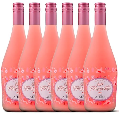 Viña Albali Frizzante 5.5 Rosado - 6 botellas x 750ml - Total: 4500 ml, 1 Item