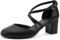 Greatonu Scarpe col Tacco Donna Eleganti Decollete a Cinturini Incrociati Punta Chiusa Sandali con Tacco da Sposa Decolte Tacco Medio Largo